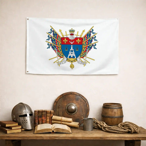 Drapeau - Blason du Creusot