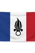 Drapeau Légion Étrangère - chrétien patriote royaliste France