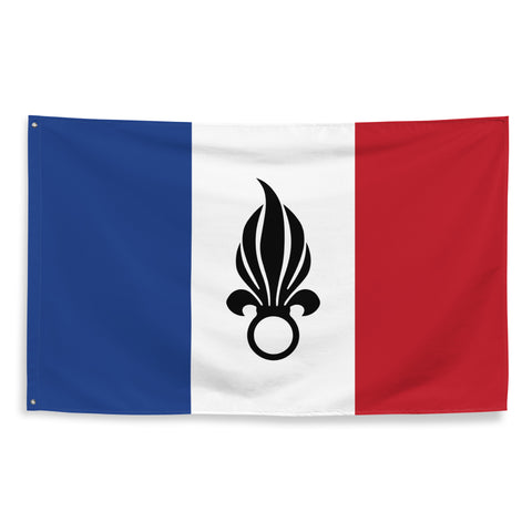 Drapeau Légion Étrangère - chrétien patriote royaliste France