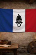 Drapeau Légion Étrangère - chrétien patriote royaliste France