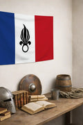 Drapeau Légion Étrangère - chrétien patriote royaliste France