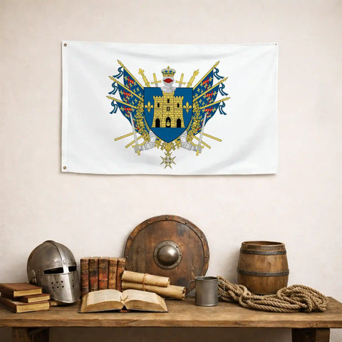 Drapeau - Blason de Lens