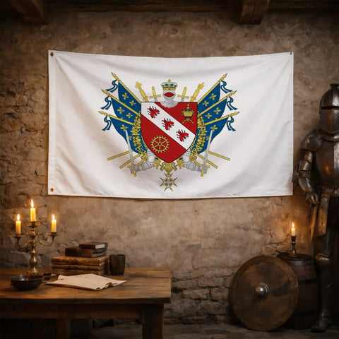 Drapeau - Blason de Levallois-Perret