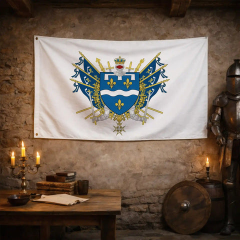 Drapeau - Blason du Loiret (45)