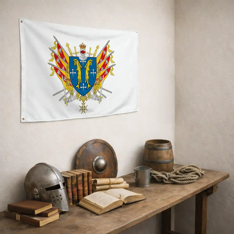 Drapeau - Blason de Longwy