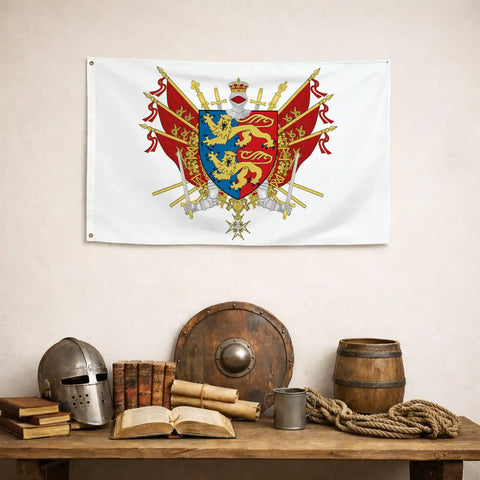 Drapeau - Blason de la Manche (50)