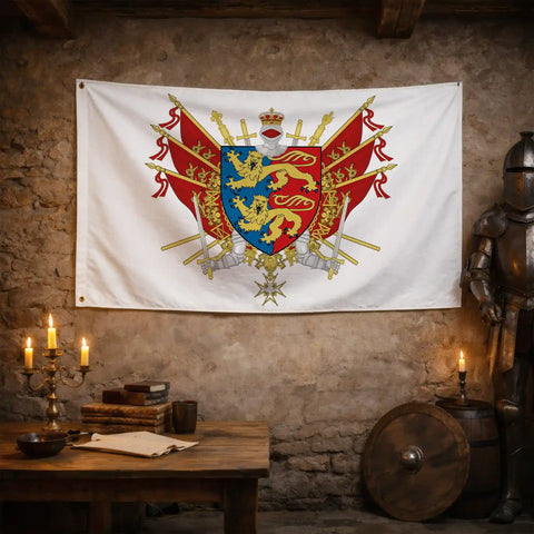 Drapeau - Blason de la Manche (50)