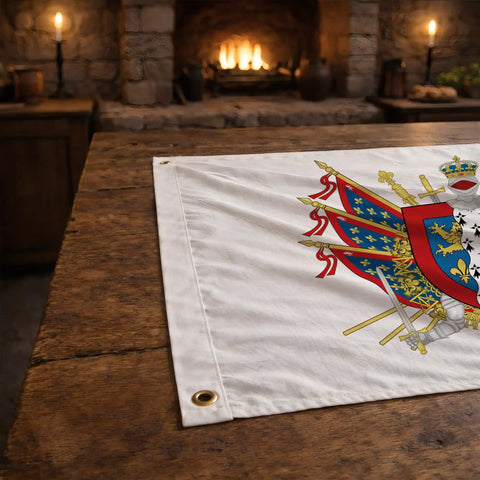 Drapeau - Blason de la Mayenne (53)