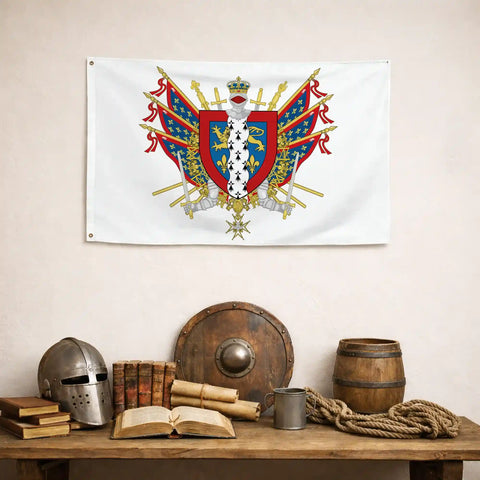 Drapeau - Blason de la Mayenne (53)