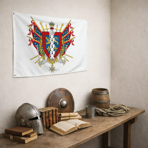 Drapeau - Blason de la Mayenne (53)