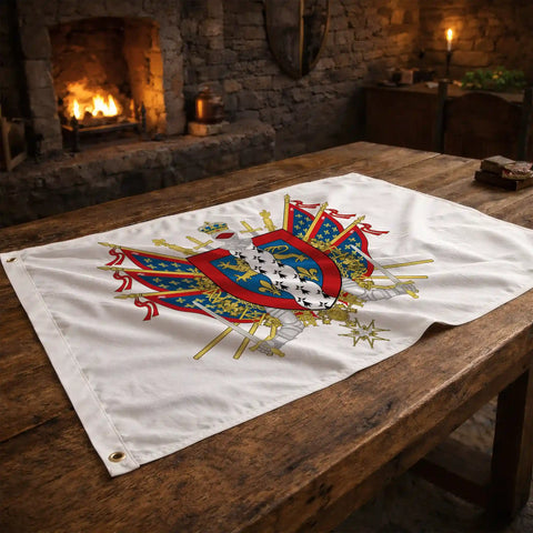 Drapeau - Blason de la Mayenne (53)