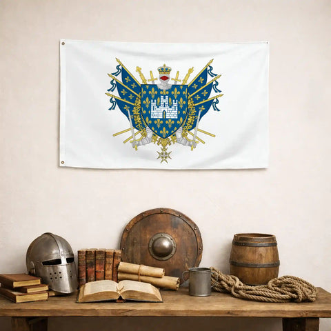 Drapeau - Blason de Melun