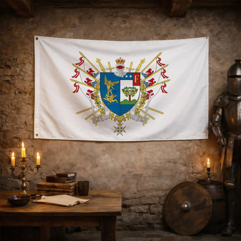 Drapeau - Blason de Menton