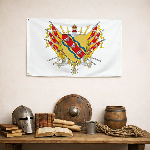 Drapeau - Blason de la Meurthe-et-Moselle (54)