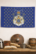 Drapeau Montjoie Saint-Denis - drapeau royaliste france