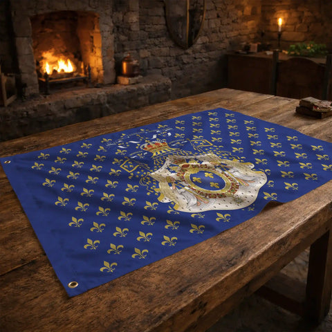 Drapeau Montjoie Saint-Denis - drapeau royaliste france