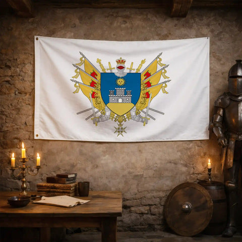 Drapeau - Blason de Montluçon