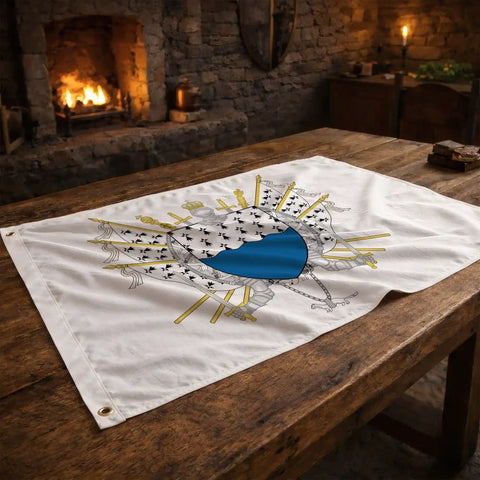 Drapeau - Blason du Morbihan (56)