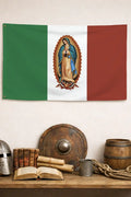 Drapeau Notre-Dame de Guadalupe - drapeau vierge marie