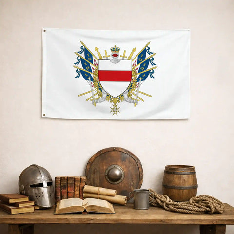 Drapeau - Blason de Noyon