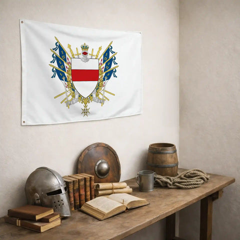 Drapeau - Blason de Noyon