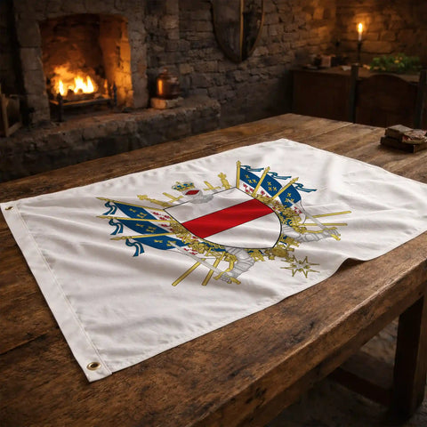 Drapeau - Blason de Noyon