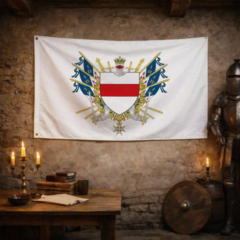 Drapeau - Blason de Noyon