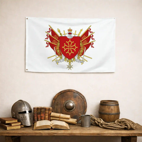 Drapeau - Blason de l'Occitanie