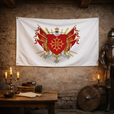 Drapeau - Blason de l'Occitanie