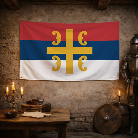 Drapeau - Serbie Orthodoxe