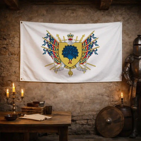 Drapeau - Blason de Paray-le-Monial