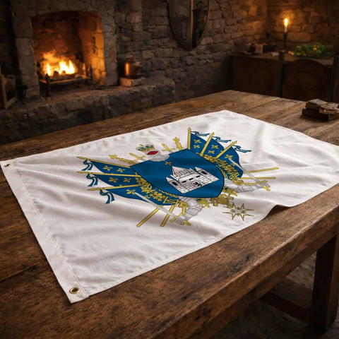 Drapeau - Blason de Provins