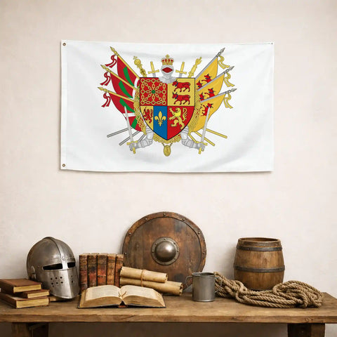 Drapeau - Blason des Pyrénées-Atlantiques (64)