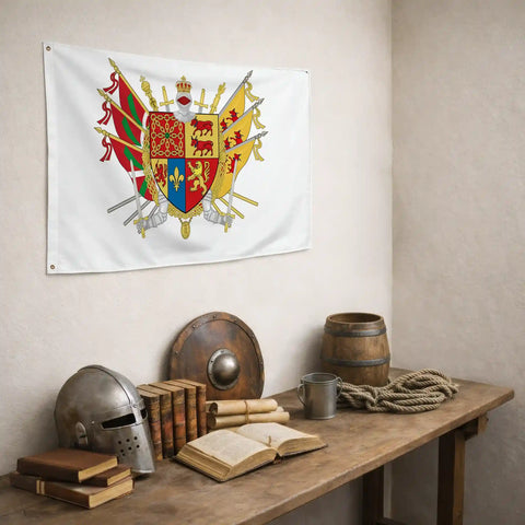 Drapeau - Blason des Pyrénées-Atlantiques (64)