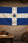 Drapeau Régiment du Roi - chrétien patriote royaliste France