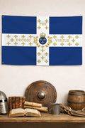 Drapeau Régiment du Roi - chrétien patriote royaliste France