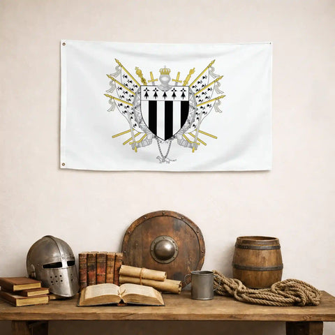 Drapeau - Blason de Rennes