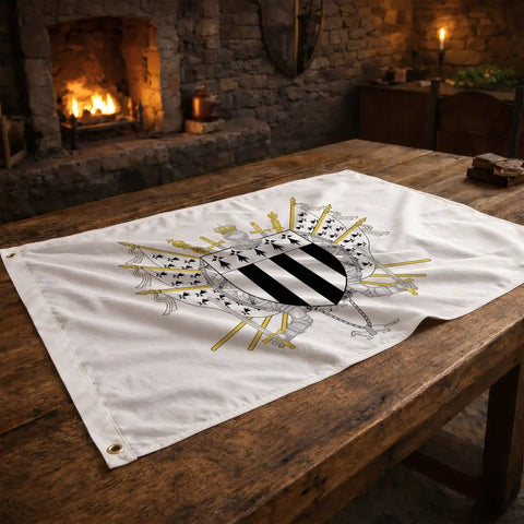 Drapeau - Blason de Rennes