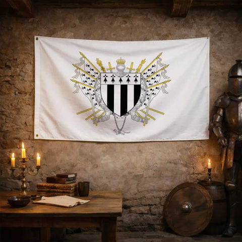 Drapeau - Blason de Rennes