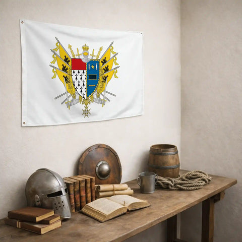 Drapeau - Blason de Roubaix