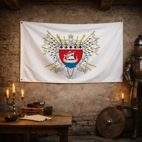 Drapeau - Blason de Saint-Nazaire