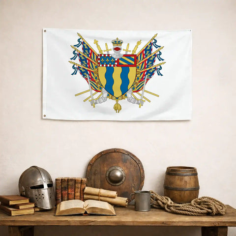 Drapeau - Blason de la Saône-et-Loire (71)