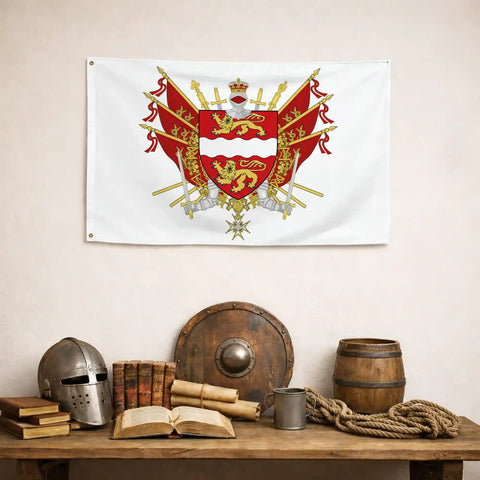 Drapeau - Blason de la Seine-Maritime (76)