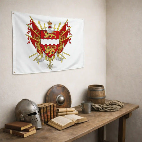 Drapeau - Blason de la Seine-Maritime (76)