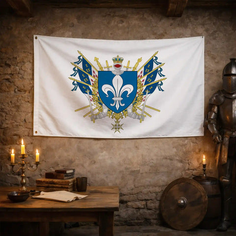 Drapeau - Blason de Soissons