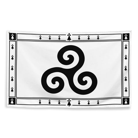 Drapeau Triskell - chrétien patriote royaliste France