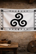 Drapeau Triskell - chrétien patriote royaliste France