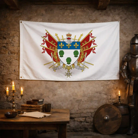Drapeau - Blason de Vernon