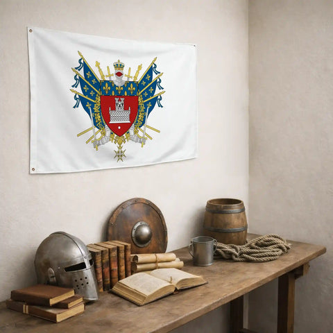 Drapeau - Blason de Vincennes
