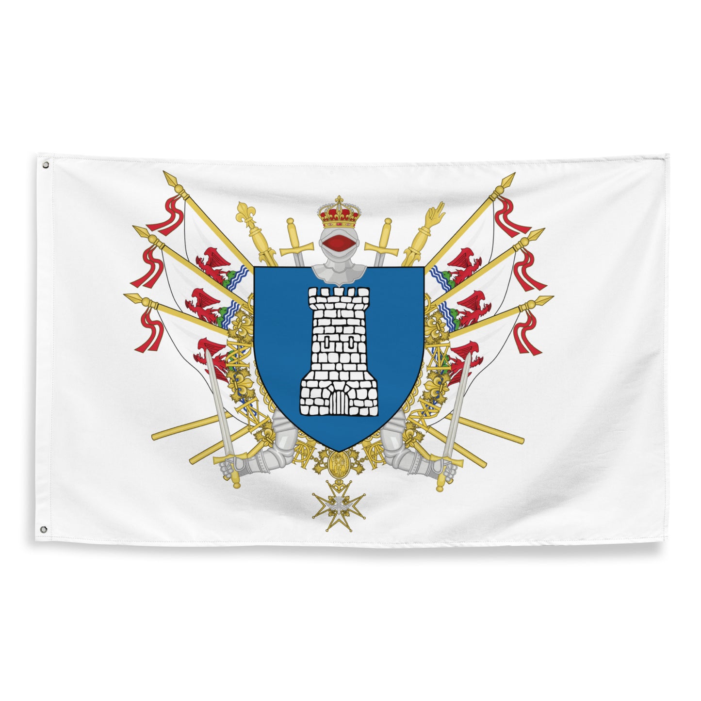 Drapeau-blason-vence